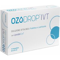 Ozodrop ivt soluzione oftalmica base di olio ozonizzato in fosfolipidi 15 flaconcini monodose da 0,35 ml