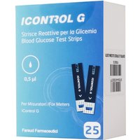 Strisce misurazione glicemia icontrol g 25 pezzi