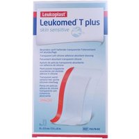 Leukomed t plus skin sensitive medicazione post-operatoria trasparente impermeabile con massa adesiva al silicone 8x15cm 5 pezzi