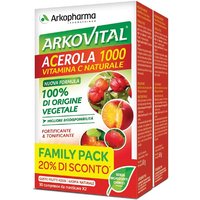 Arkovital acerola 1000 pack family 60 compresse