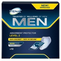 Tena men level 2 pannolone assorbente sagomato maschile 10 pezzi