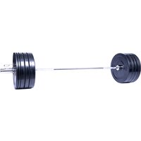 Ironman 105kg Olympic Bumper Weight Set with 72" Olympic Weight Bar