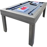 Walker & Simpson Vegas Deluxe 6ft Slate Pool Table with Dining Top