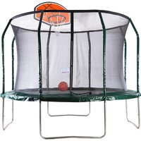 Air King Pro 12ft with Safety Enclosure - Free Basketball & Water Mister - Green