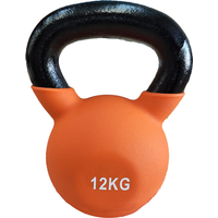 Sport and Leisure Enjoy a 17% Discount on the 12kg Cast Iron Coated Kettlebell by Ironman