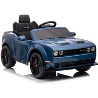 Kids Electric Ride On 12V Dodge Challenger Blue