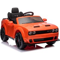 Kids Electric Ride On 12V Dodge Challenger Orange
