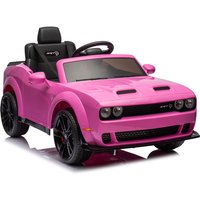 Kids Electric Ride On 12V Dodge Challenger Pink Ride on Kids Car