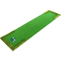 Hillman PGM Portable Artificial Turf Golf Putting Green with Putting Cup