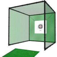 Hillman PGM 2m Heavy Duty Golf Practice Cage and Large Practice Mat Package