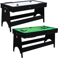 Air King 2 in 1 Air Hockey & Pool Combo Table in Black