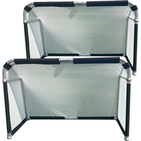 Sport and Leisure Enjoy 10% Discount Hillman Aluminium Folding Football Goals 6ft x 4ft Pair