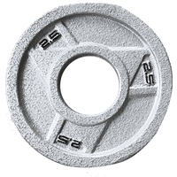 Ironman Olympic Grey Hammerton Tri-Grip Plates 2x 2.5lb