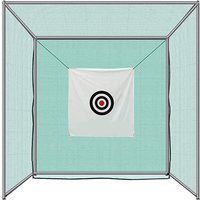Hillman PGM 3m Semi-Commercial Golf Practice Cage & Net with Target and Stainless Steel Poles