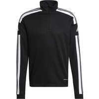 ADIDAS Felpa Calcio Zip Training Squadra 21 Nero Bianco Uomo S