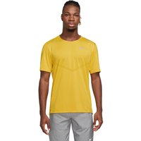 Nike T-Shirt Running Rise 365 Vivid Sulfur Reflective Argento Uomo XL