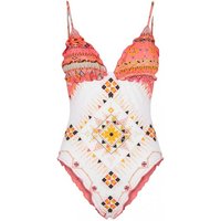 Effek Costume Intero Sbambolato Arancione Donna S