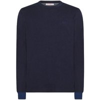 Sun 68 Maglioncino Con Toppe Contrast Blu Uomo M