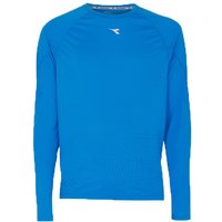 Diadora T-shirt ML Run Sun Lock Blu Cielo S