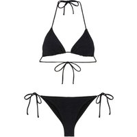 Effek Bikini Spugnetta Tinta Unita Nero Donna M