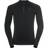 Odlo Maglia Trekking Turtle Neckperf Warm Nero Uomo S