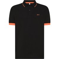 Sun 68 Polo Smallstripe Fluo Nero Uomo S
