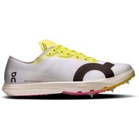 On Cloudspike Amplius 2 Bianco Giallo Rosa - Scarpe Running Uomo EUR 42 / US 8,5