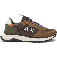 Sun 68 Fire & Camping Marrone Bianco - Sneakers Uomo EUR 44
