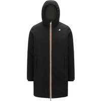 K-Way Parka Jacob St Warm Double Revers Nero Verde Uomo XL