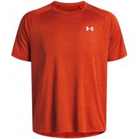 Under Armour Maglietta Palestra Tech Texture Arancio Base Uomo XL
