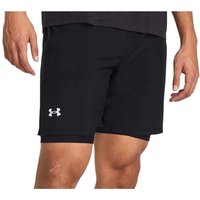 Under Armour Pantaloncini Running Launch 7" 2In1 Nero Uomo S