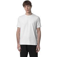 K-Way T-Shirt Stretch Adame Bianco Uomo S
