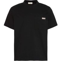 Calvin Klein T-Shirt Con Taschino Logo Nero Uomo XS