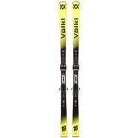 Volkl Racetiger Gs+Rm T12 Gw Nero Flo Rosso - Sci Uomo 168 cm