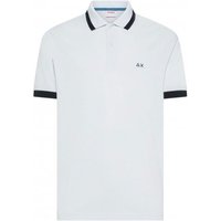 Sun 68 Polo Big Stripe Bianco Uomo S