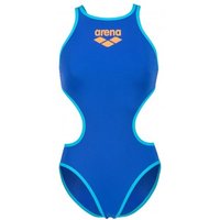 Arena Costume Intero Piscina Big Logo One Piece Neon Blu Donna 46