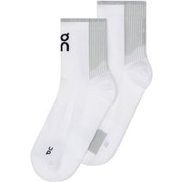 On Calze Running Performance Mid Bianco M