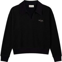 Calvin Klein Felpa Logo Nero Donna L