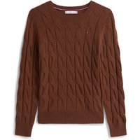 Tommy Hilfiger Soft Wool Cable 100% Lana Moro Donna M