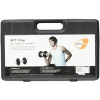 Get Fit 10 Kg Black Dumbbell Set Valigetta TU