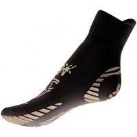 R-Evenge Calze Pilates 1 Finger Nero Oro Unisex 38/41
