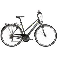 Pegasus Avanti 18 Trapez City Bike Nero Grigio Lime Donna 50