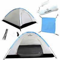 KIRKJUBØUR® "Vindr" 2 Personen-Camping-Zelt weiß