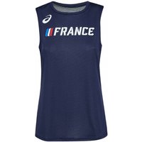 Frankreich ASICS Pro Elite Leichtathletik Damen Singlet A17H33-52FR