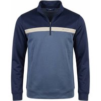 Ben Sherman Blue Two Tone Zip Herren Sweatshirt 1981080945
