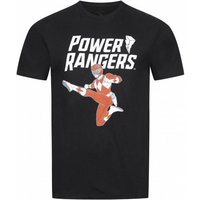 POWER RANGERS Red Ranger Herren T-Shirt HAMTS057BLK