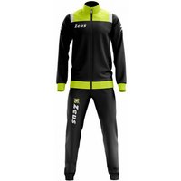 Zeus Tuta Relax Vesuvio Herren Trainingsanzug Schwarz Neon Gelb