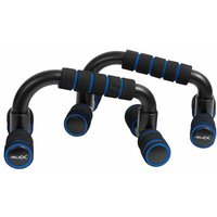 JELEX Gain Hard Push Up Bar Liegestützgriffe schwarz blau