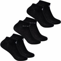 Sergio Tacchini Unisex Sneaker Socken 3 Paar schwarz SA14167139