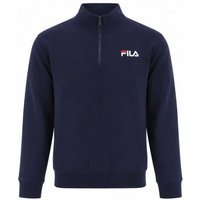 FILA "Adam" Retro Herren 1/4-Zip Sweatshirt LMPSM019-Navy